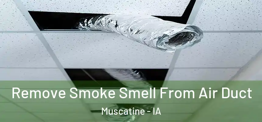 Remove Smoke Smell From Air Duct Muscatine - IA